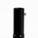 Black Wall-Mounted Clothes Rail with