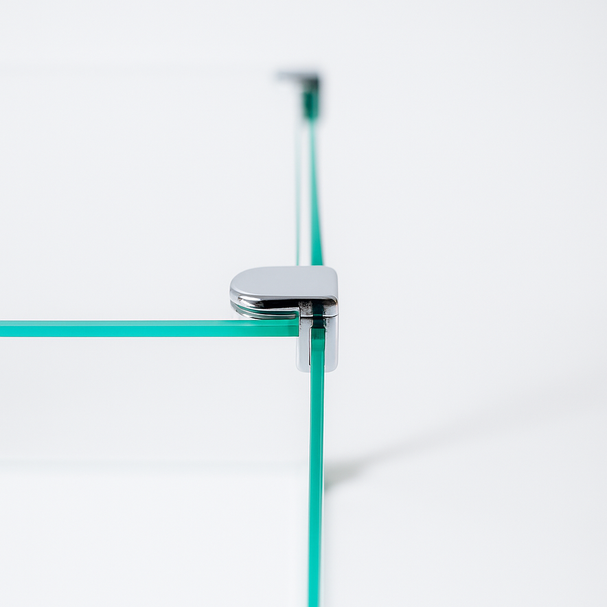 New Toughen Glass Cube Display Set Counter Top or Free standing Displays SIZE 1