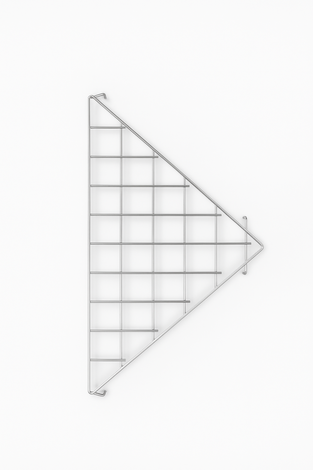 6ft Black /Chrome Corner Grid Mesh Display Unit With 4 Shelves– Heavy Duty
