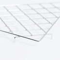 Chrome  Corner Grid Mesh Display Unit – Heavy Duty