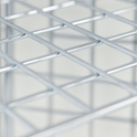 Chrome  Corner Grid Mesh Display Unit – Heavy Duty