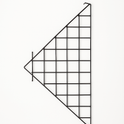 Black Corner Grid Mesh Display Unit – Heavy Duty