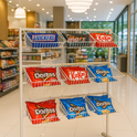 3 Tier Display Stand – 9 Basket Unit Stand White Shop Display for Bread, Snacks, Clothes or Toys