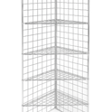 Chrome  Corner Grid Mesh Display Unit – Heavy Duty