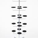 5-Tier Hat Display Stand - 20 Millinery Arms
