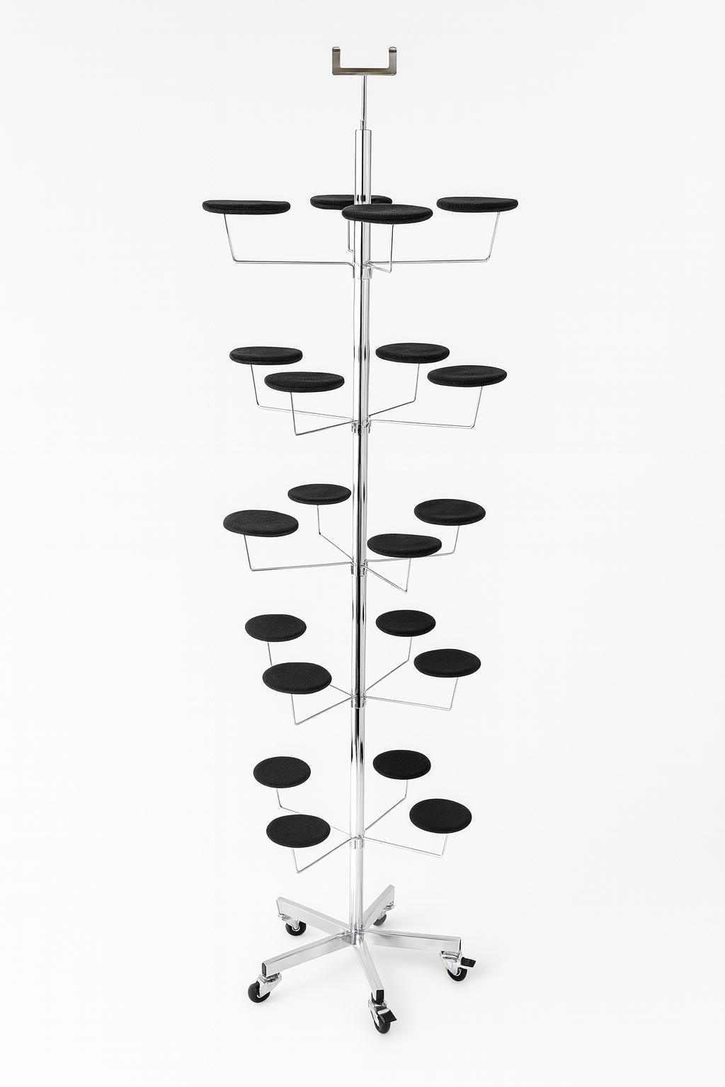 5-Tier Hat Display Stand - 20 Millinery Arms