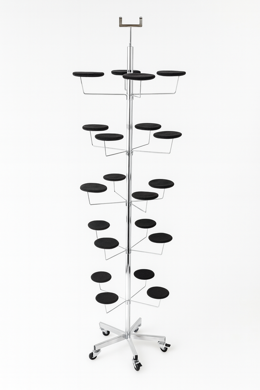 5-Tier Hat Display Stand - 20 Millinery Arms