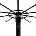 Black 6-Tier Rotating Jewellery Display Spinner Rack