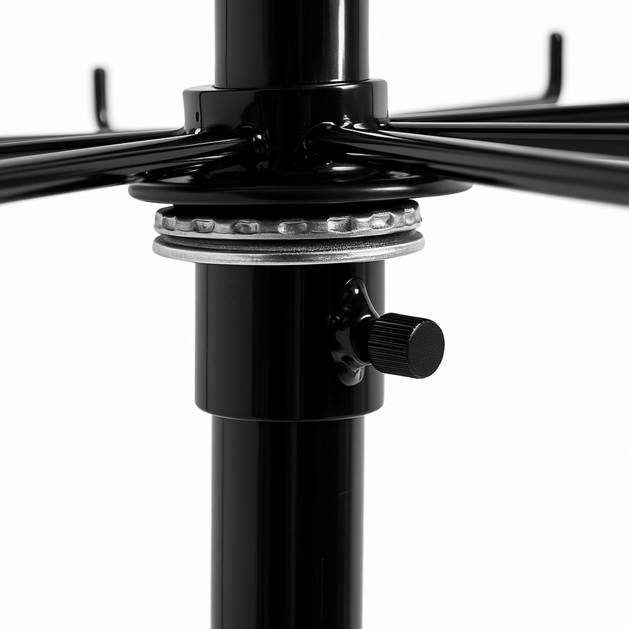 Jewellery Display Stand 6 Tier Spinner Display Stand - Black