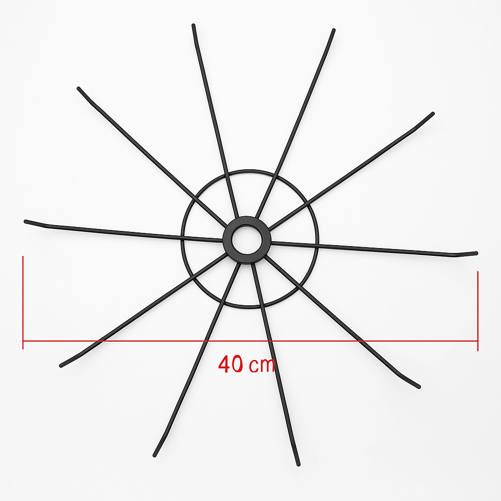 Jewellery Display Stand 6 Tier Spinner Display Stand - Black