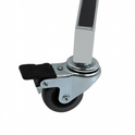 Chrome Two Tier Tie And Belt Rail With Wheels