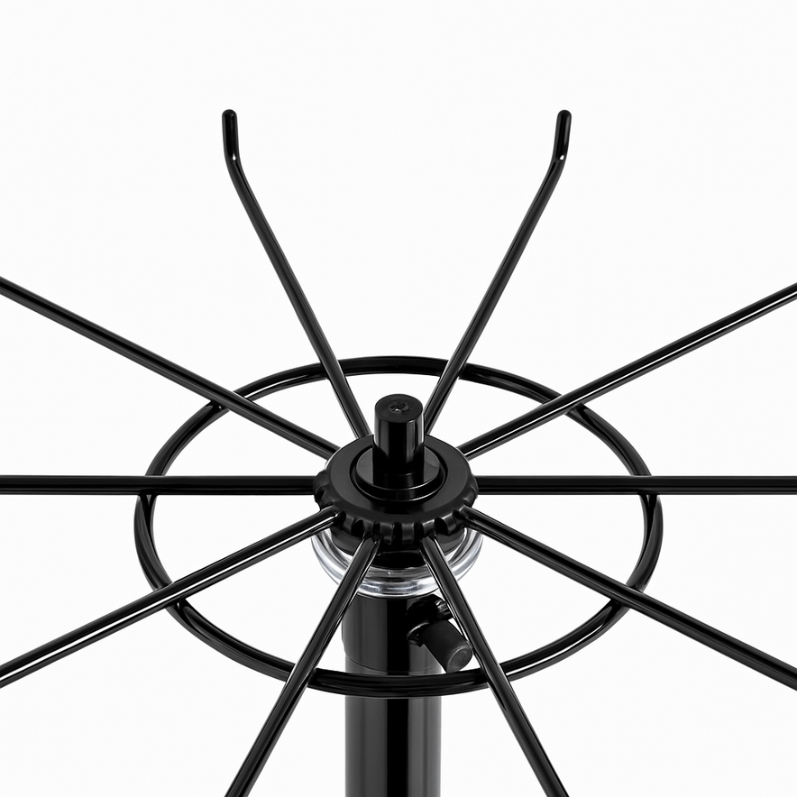 Jewellery Display Stand 6 Tier Spinner Display Stand - Black