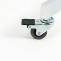 Chrome Two Tier Tie And Belt Rail With Wheels