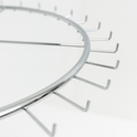 Chrome 2-Tier Stand Tie And Belt Rail