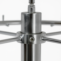 Chrome 2-Tier Stand Tie And Belt Rail