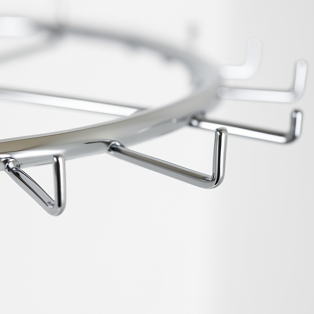 Chrome Tie And Belt Rail