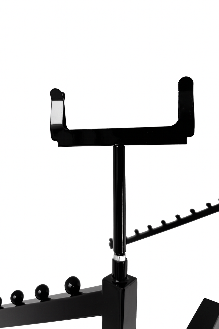 Black Display Price Ticket Card Holder Clothes Rail -Screw in Type