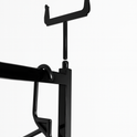 Black Display Price Ticket Card Holder Clothes Rail -Screw in Type