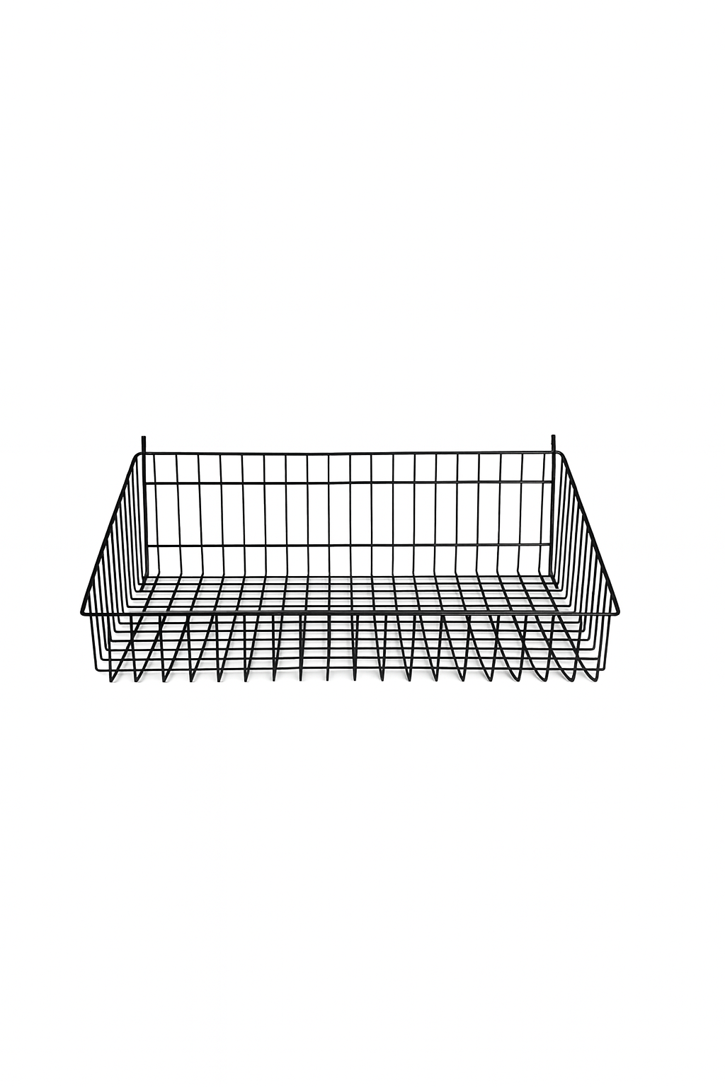 Black 5-Tier Single-Sided Wire Basket Display Stand – 65cm