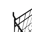 Black 5-Tier Single-Sided Wire Basket Display Stand – 65cm