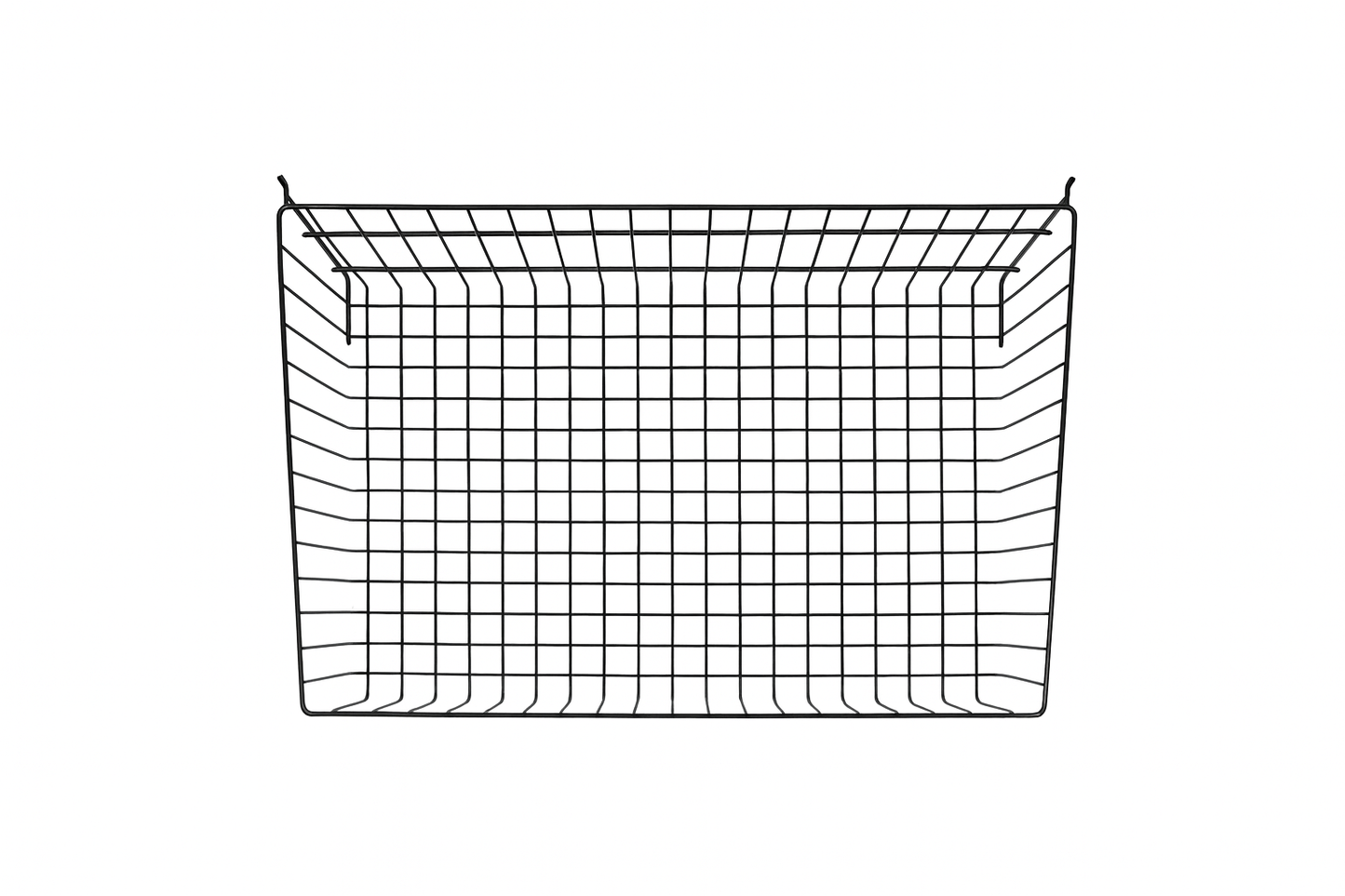 Black 5-Tier Single-Sided Wire Basket Display Stand – 65cm