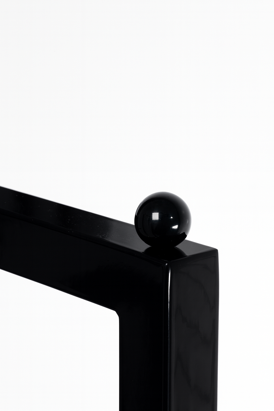 Heavy Duty 6-Way Step Arm Clothing Rail – Adjustable Black Retail Display Stand  with Castors & Brakes