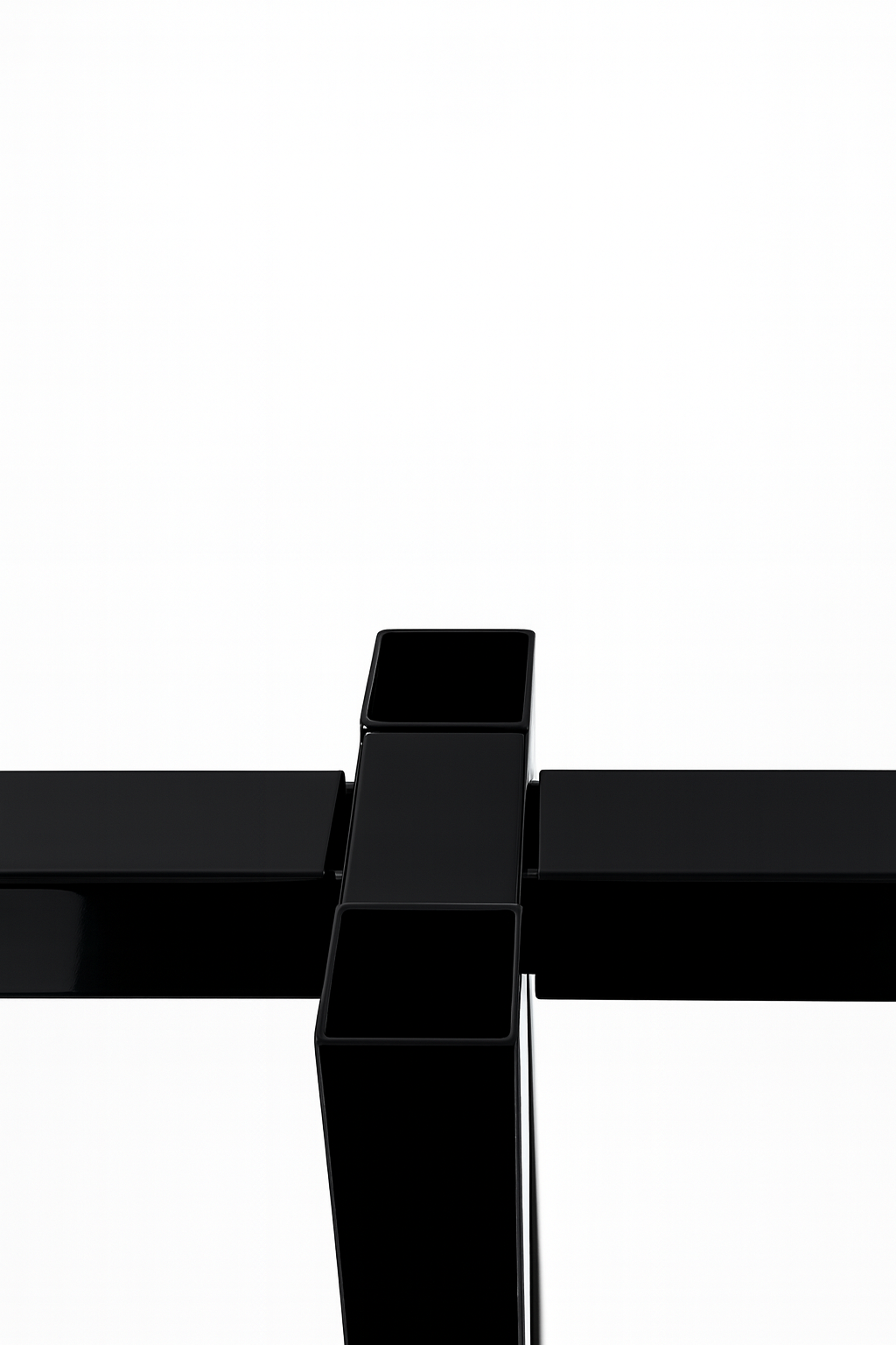 Heavy Duty 8-Way Step Arm Clothing Rail – Adjustable Black Retail Display Stand  with Castors & Brakes