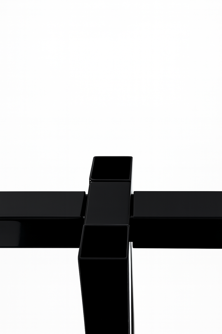 Heavy Duty 8-Way Step Arm Clothing Rail – Adjustable Black Retail Display Stand  with Castors & Brakes