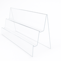 Small 3 tier acrylic with lip