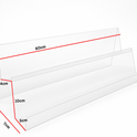 Large 2 tier acrylic with lip