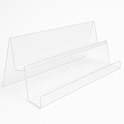 Large 2 tier acrylic with lip