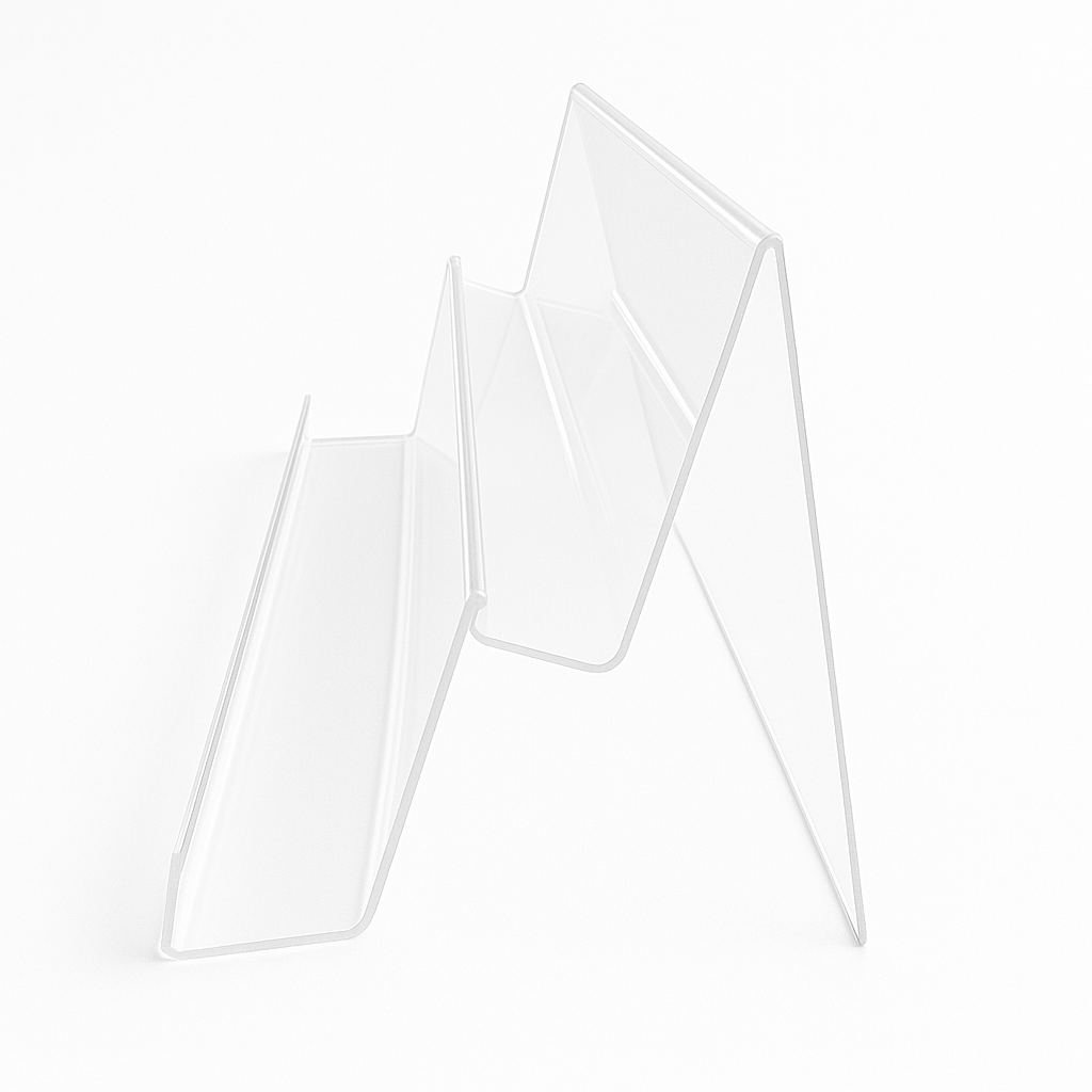 Large 2 tier acrylic with lip