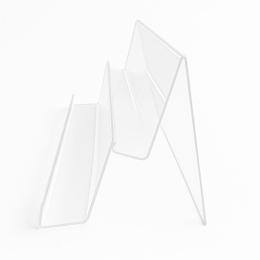 Large 2 tier acrylic with lip