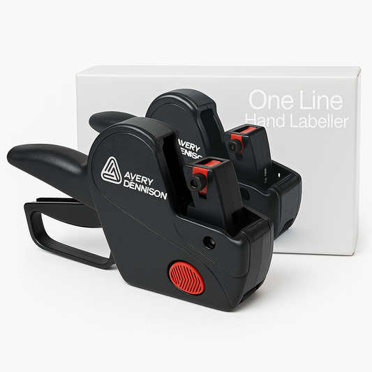 Avery Dennison One Line Hand Labeller- 8-Digit, 26×12 mm (CT4) Labels – Black