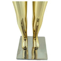 Gold Child Mannequin: Eco-Friendly Design with Rotatable Arms for Retail Displays