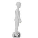 Childs Plastic Egg Head Display Mannequin – Glossy White-116cm