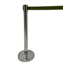 Chrome Retractable Queue Barrier System: Efficient Crowd Control & Queue Management
