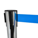 Chrome Retractable Queue Barrier System: Efficient Crowd Control & Queue Management