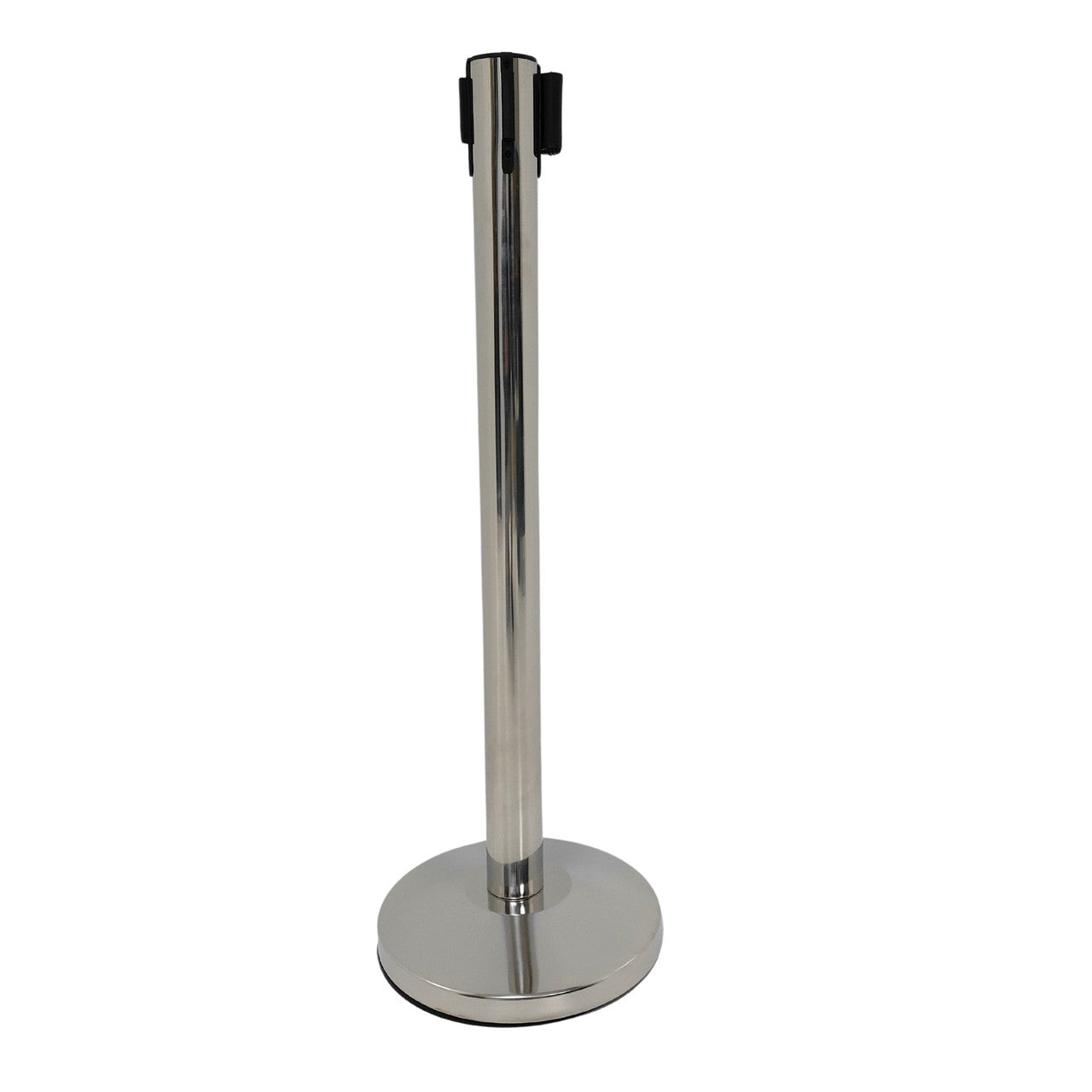 Chrome Retractable Queue Barrier System: Efficient Crowd Control & Queue Management