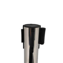 Chrome Retractable Queue Barrier System: Efficient Crowd Control & Queue Management