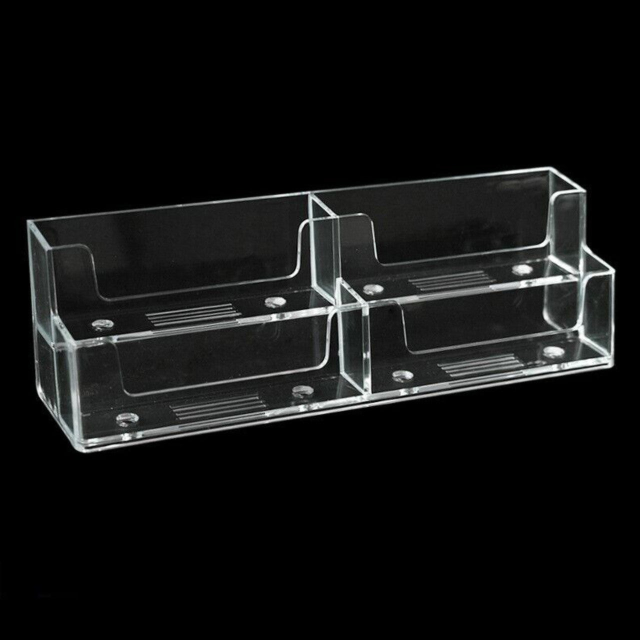 4 Pocket 2 Tier Landscape Business Card Holder