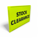 Black & Green Correx Market Promotion Card Sign Board Double-Sided & Waterproof