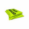 Black & Green Correx Market Promotion Card Sign Board Double-Sided & Waterproof