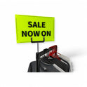 Black & Green Correx Market Promotion Card Sign Board Double-Sided & Waterproof