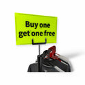 Black & Green Correx Market Promotion Card Sign Board Double-Sided & Waterproof