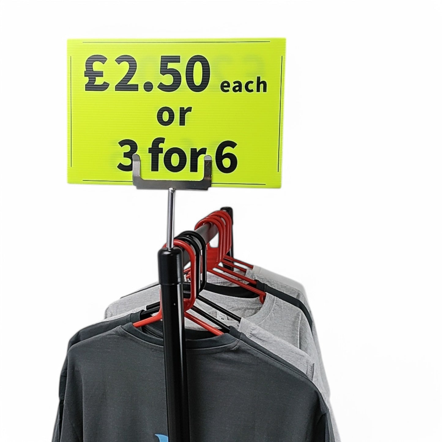 Black & Green Correx Market Price Card Sign Board Double-Sided & Waterproof