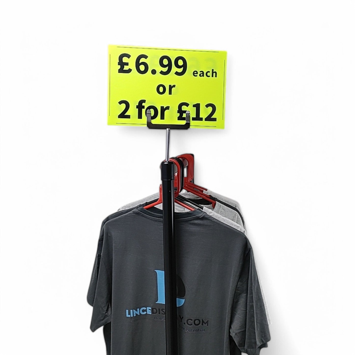 Black & Green Correx Market Price Card Sign Board Double-Sided & Waterproof