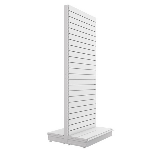 Retail Slatwall Back Panel Shelving Unit - H210cm X W66.5cm