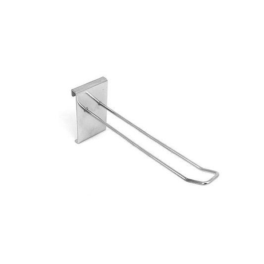 8" Grid mesh Euro Hooks Single Prong Shop Display