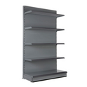 Silver End Promotion Unit Retail Gondola Shelving - H210cm X 125cm